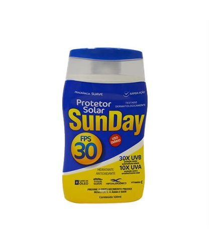 Protetor Solar Sunday Uv Fps30 120G Nutriex