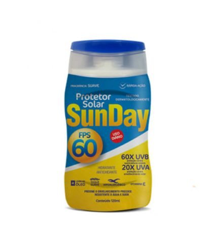 Protetor Solar Sunday Uv Fps60 120G Nutriex