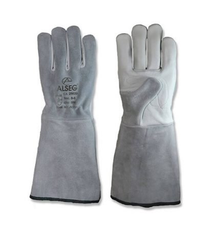 Luva de Vaqueta Mista 20cm - ALSEG